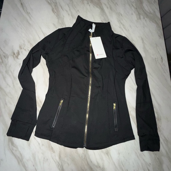 lululemon athletica Jackets & Blazers - Lulu lemon Women's Black Define Jacket with Gold Zipper size 10